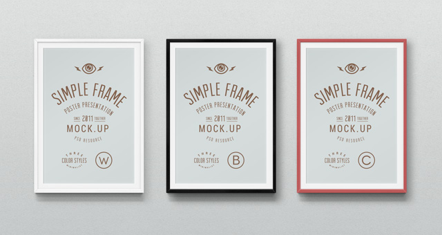 7 Picture Frame PSD Mockup Templates Free Images