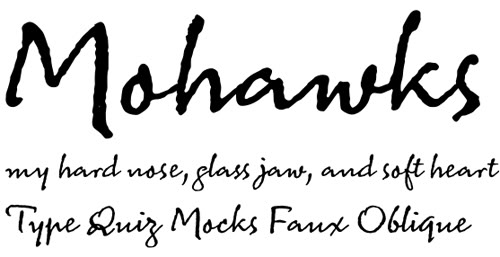 Modern Cursive Handwriting Font