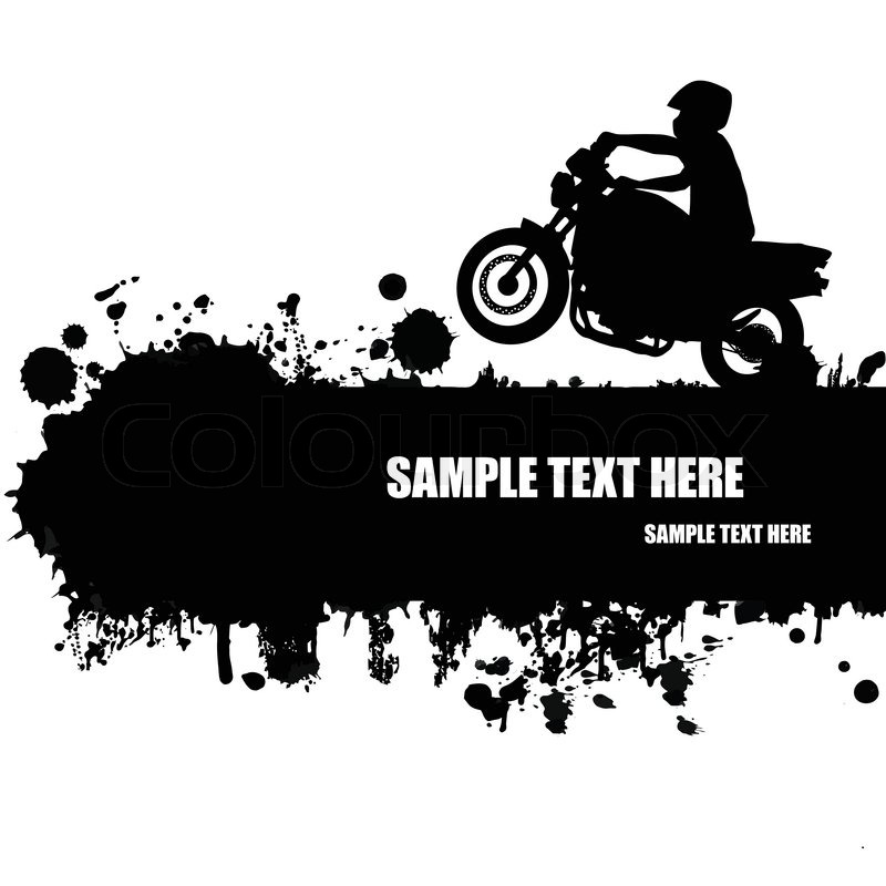 Motocross Silhouette Free Clip Art