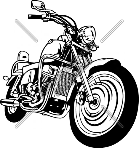 Motorcycle Vector Clip Art