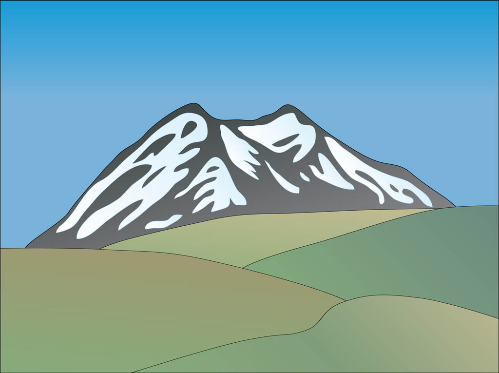 Mountain Landscape Vector