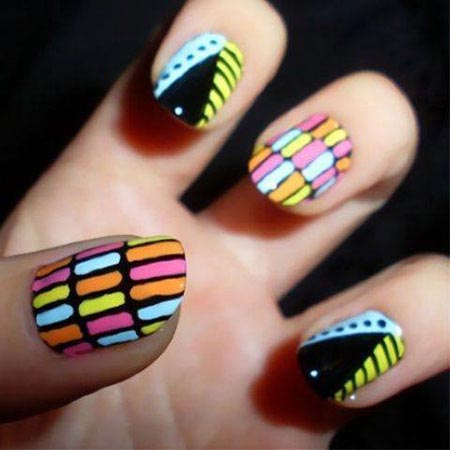 Neon Nail Art Designs