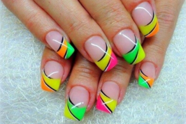 Neon Nail Art Designs