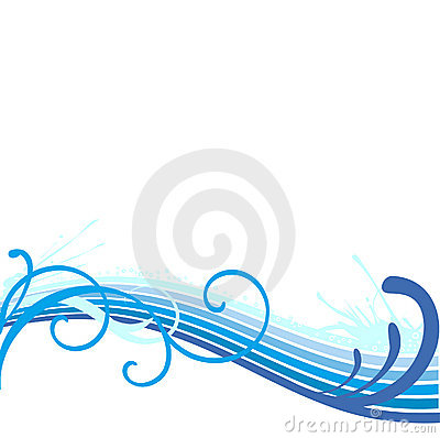 Ocean Waves Borders Clip Art