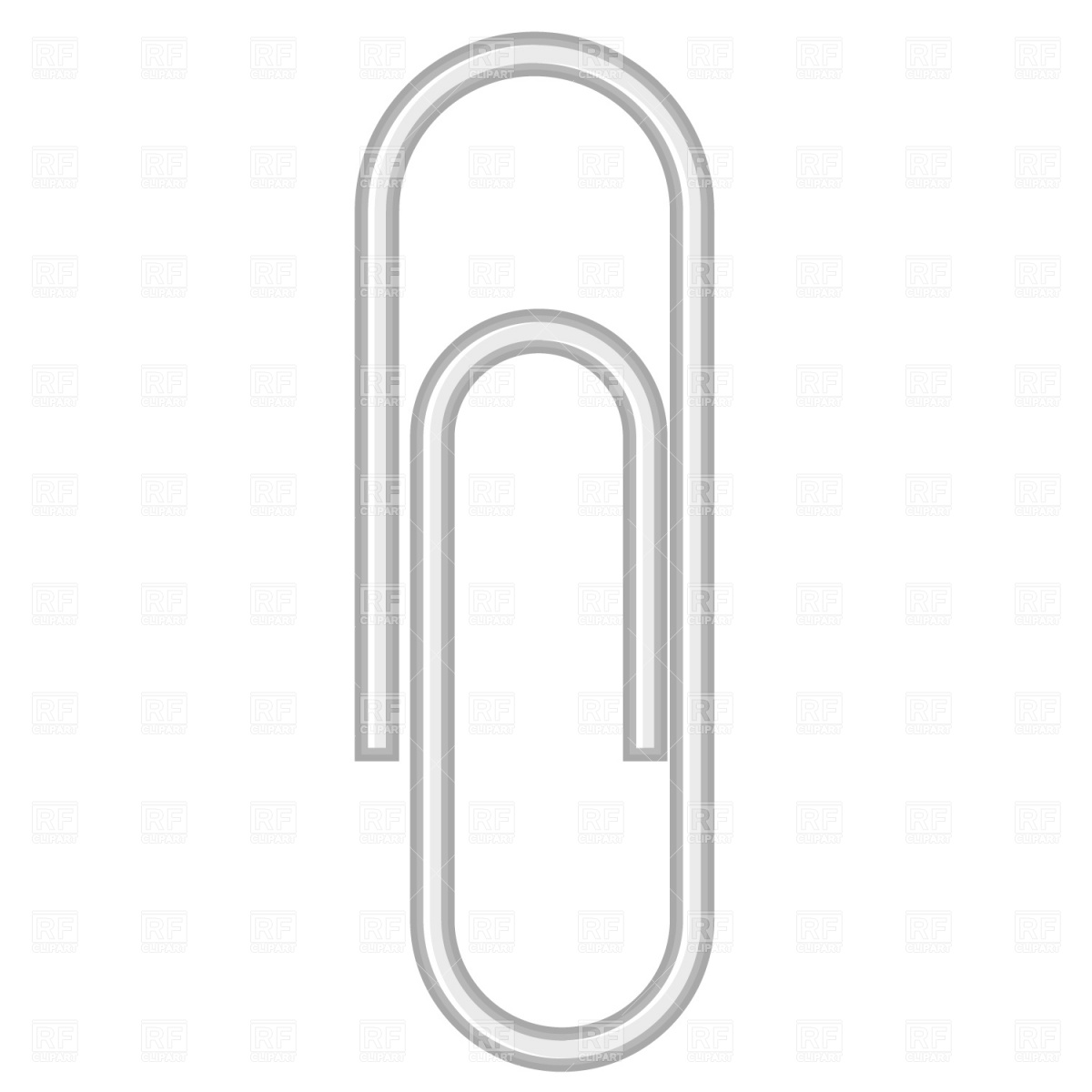 Paper Clip Vector Art