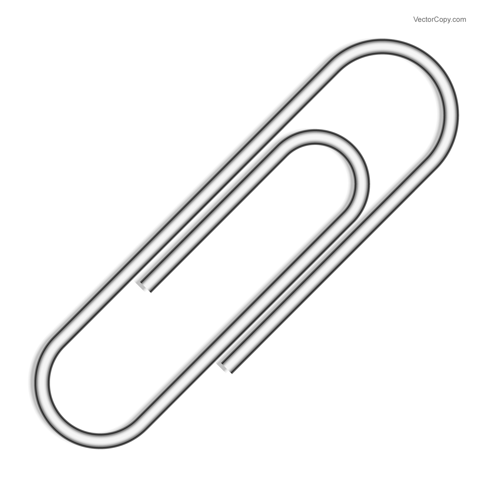 Paper Clip Vector Art