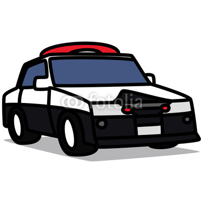 Police Cop Car Cartoon