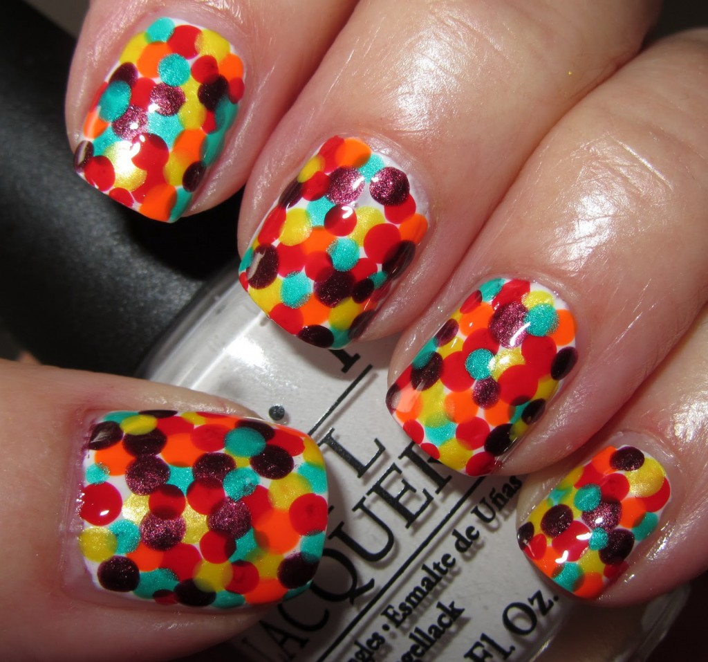 Polka Dot Nail Design