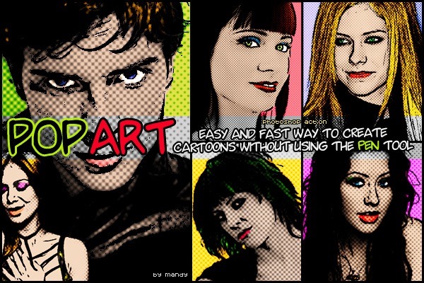 Pop Art Photoshop Action Pop Art Photoshop Action