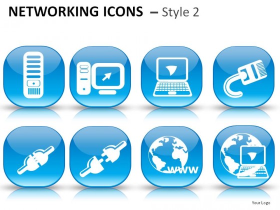 14 Powerpoint Network Diagram Icons Images