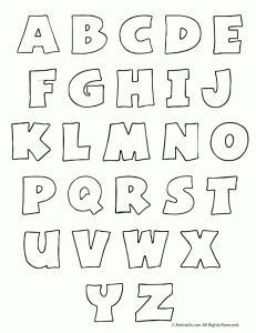 Printable Bubble Letters