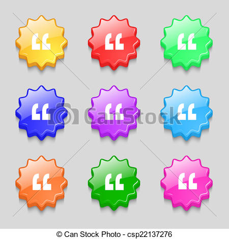 Quote Mark Clip Art Symbols