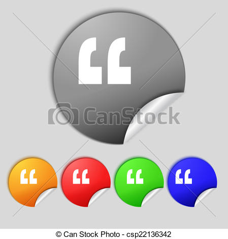 Quote Mark Clip Art Symbols