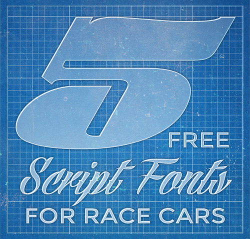 Race Car Number Fonts Free Downloads