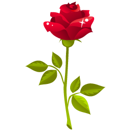 Red Rose Icon