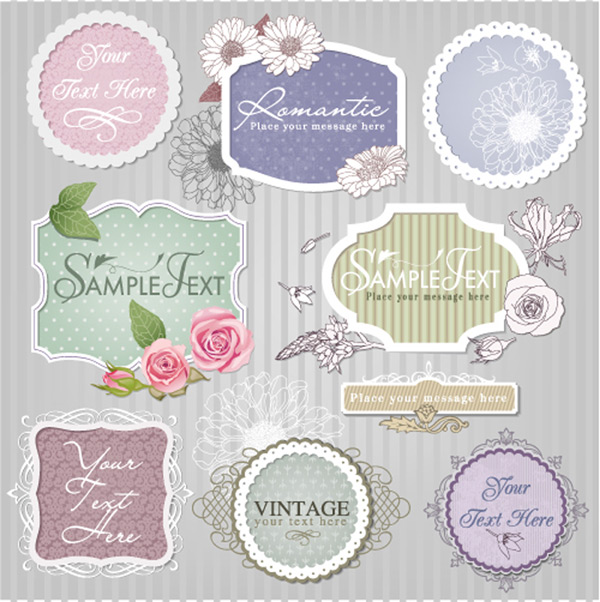 Romantic Border Template