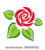 Rose Flower Symbol