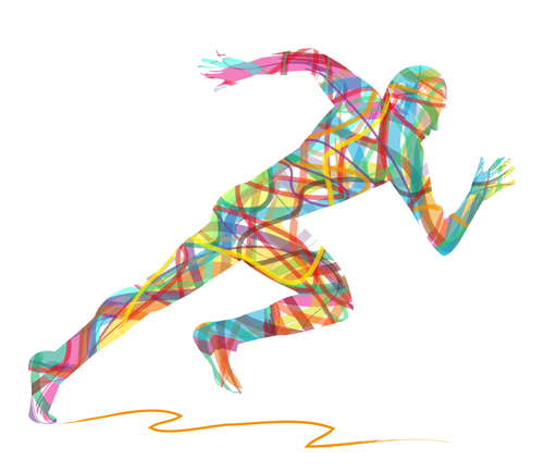Running Man Silhouette Running Man Silhouette