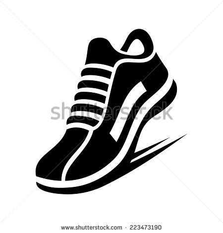 Running Shoe Icon Vector