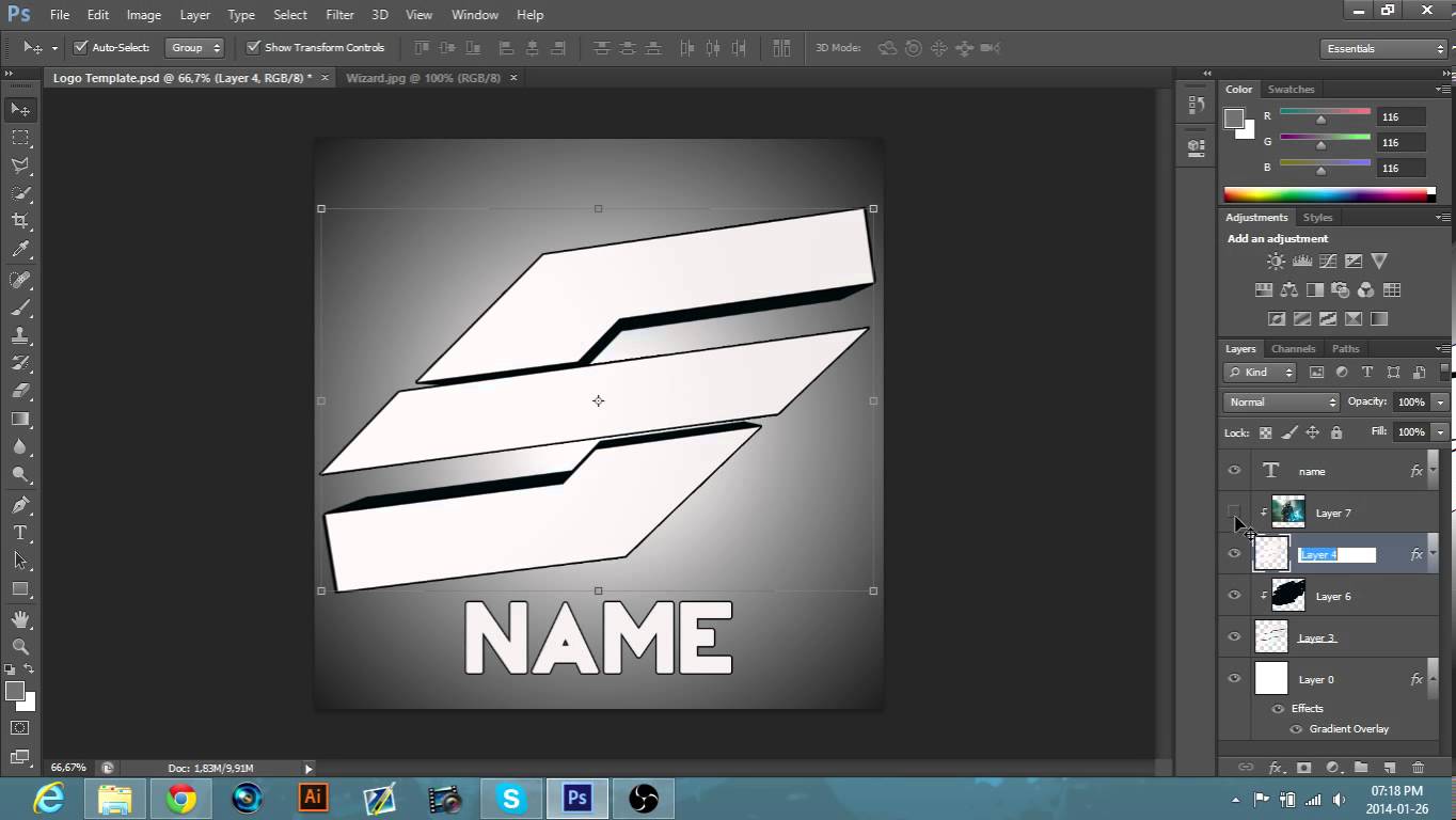 Saw Sniping Logo PSD