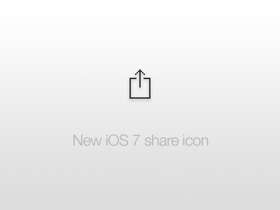 Share Icon iOS 7