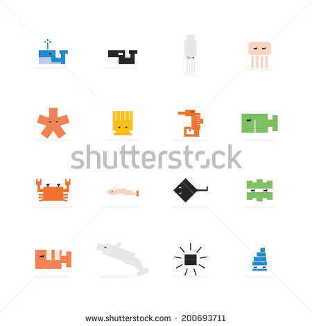 Simple Animal Pixel Art Simple Animal Pixel Art
