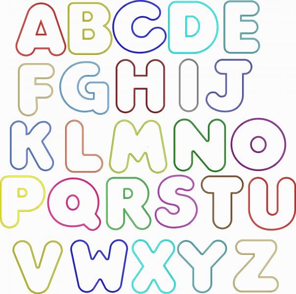 Bubble Letters Of The Alphabet