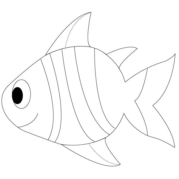 Simple Easy Fish Drawings