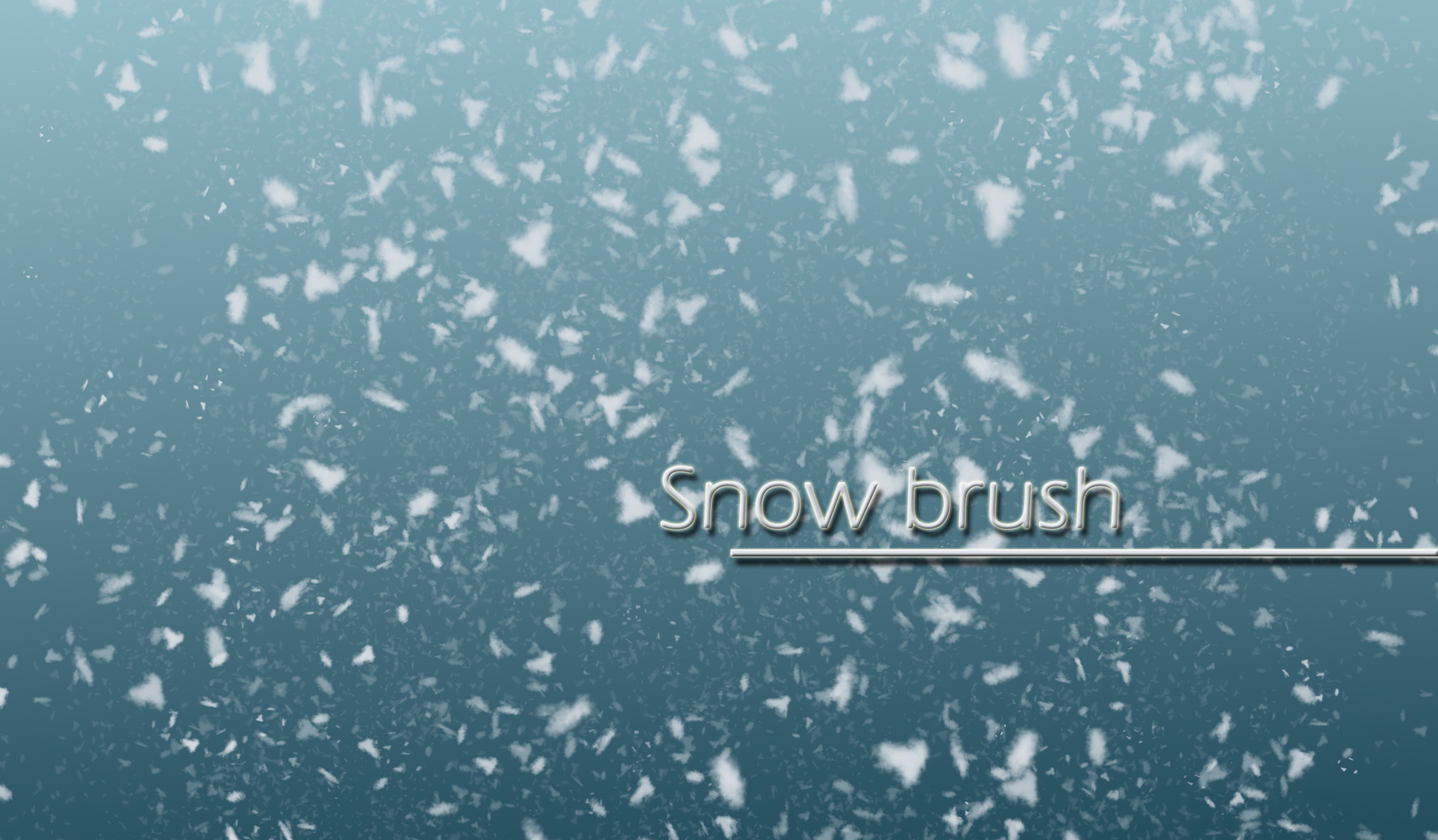 Snow Brush Photoshop