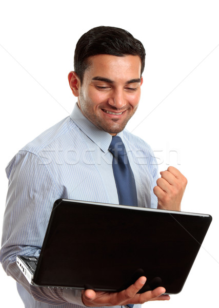 Stock-Photo Man On Computer