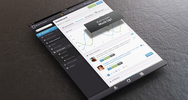 Tablet Mockup PSD Tablet Mockup PSD