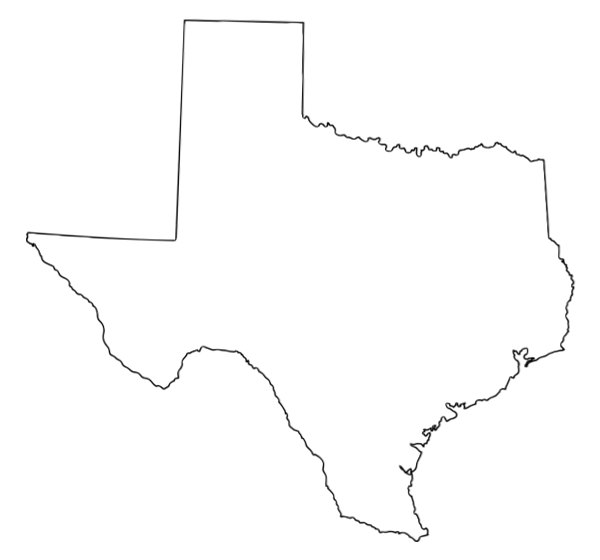 Texas Outline Clip Art