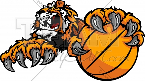 Tiger Basketball Clip Art