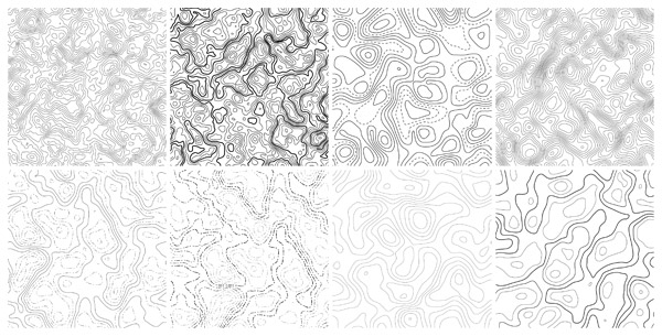Topographic Map Free Patterns
