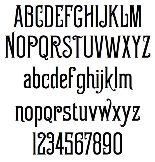 Traditional Font