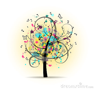 Tree Abstract Music Design
