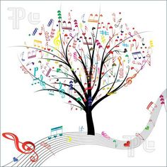 Tree with Music Notes