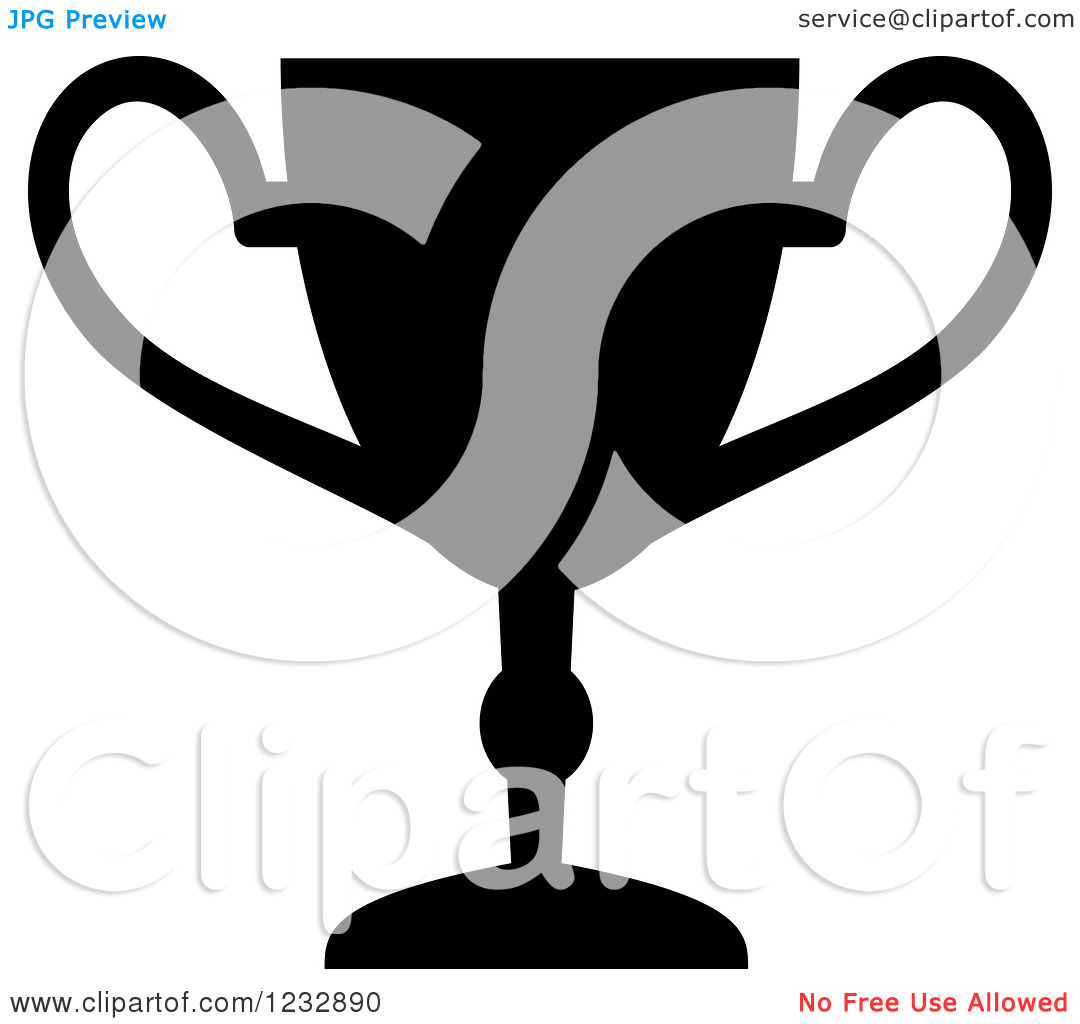 Trophy Clip Art Black and White