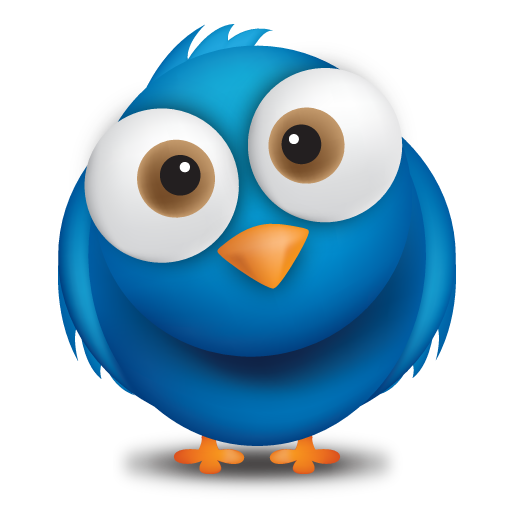 11 Free Twitter Bird PSD Images