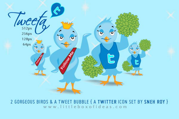 Twitter Bird Icons Free