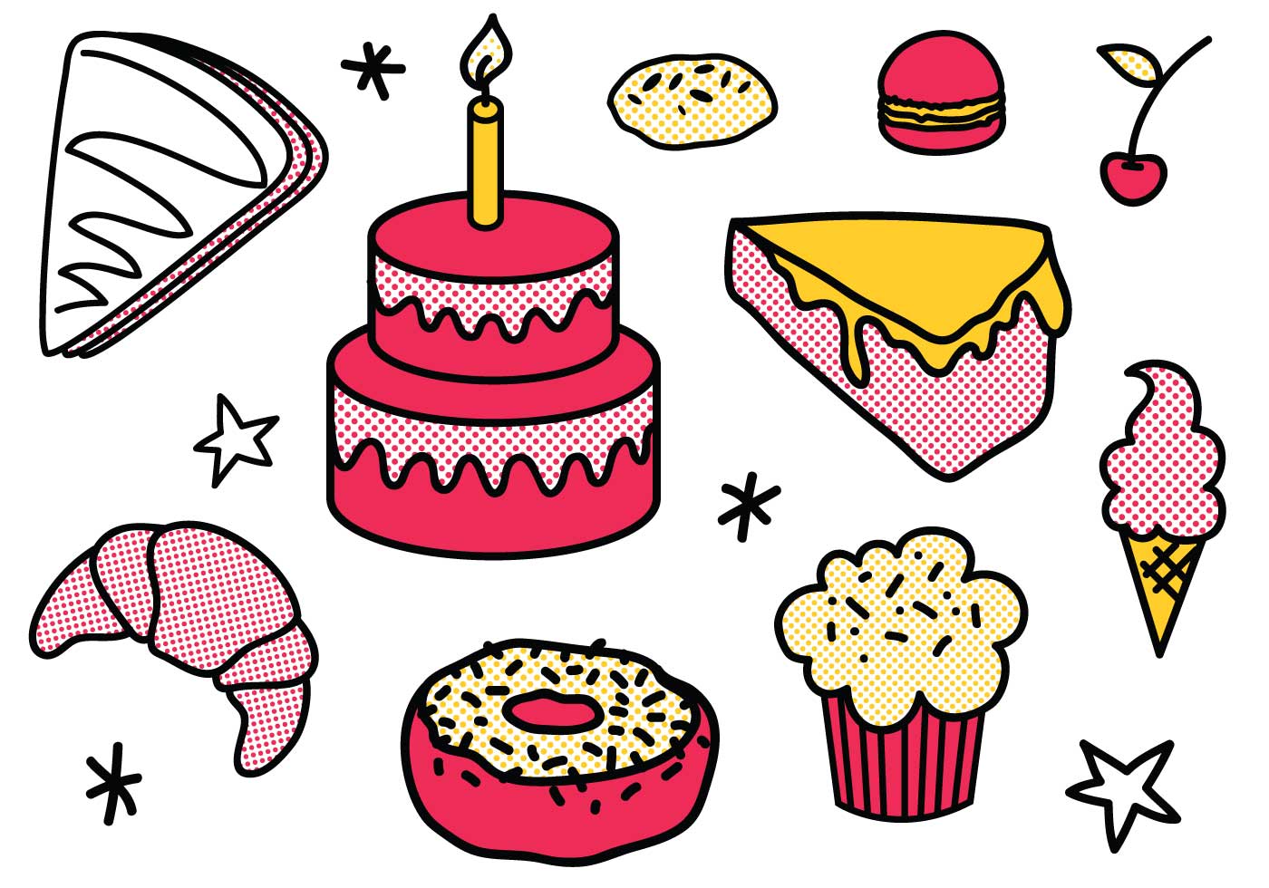 Vector Art Free Desserts