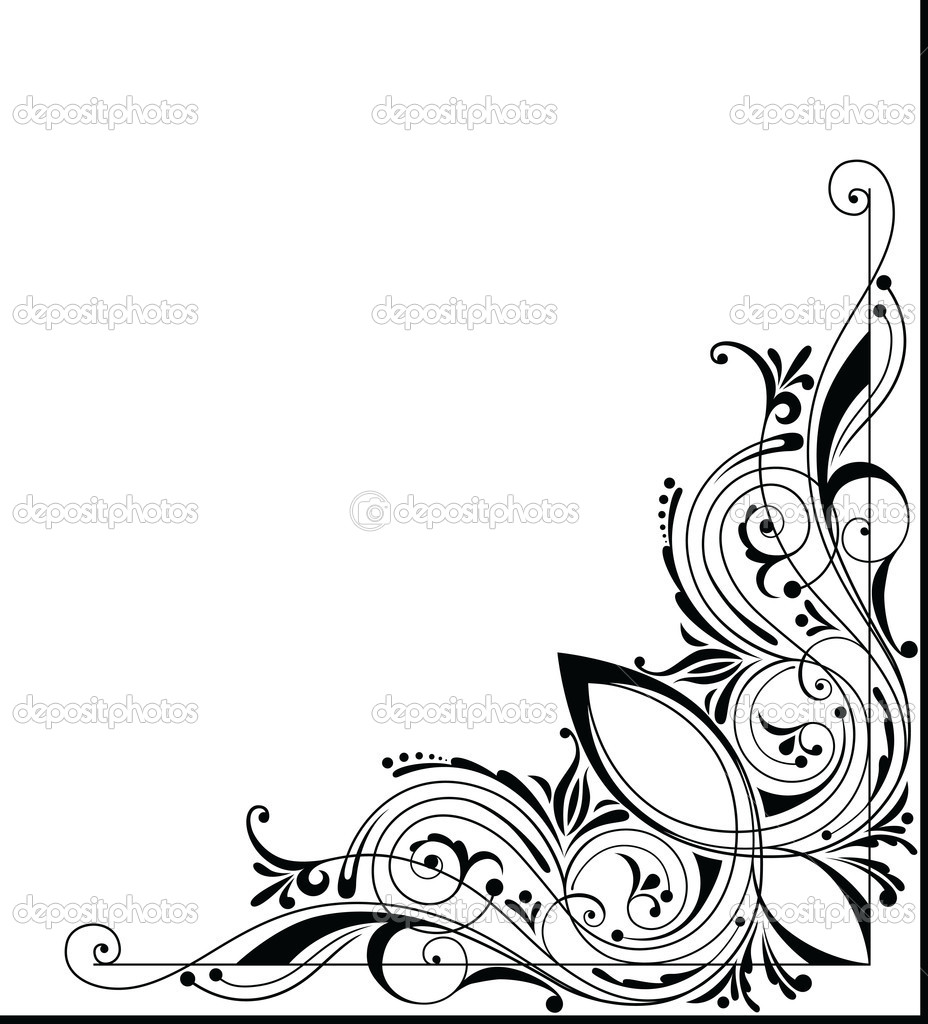 Vector Corner Border Designs