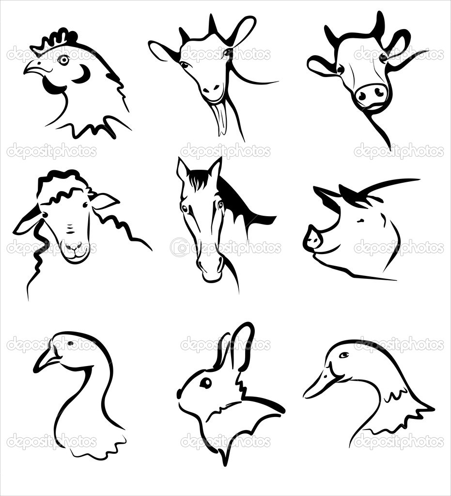 Vector Farm Animals