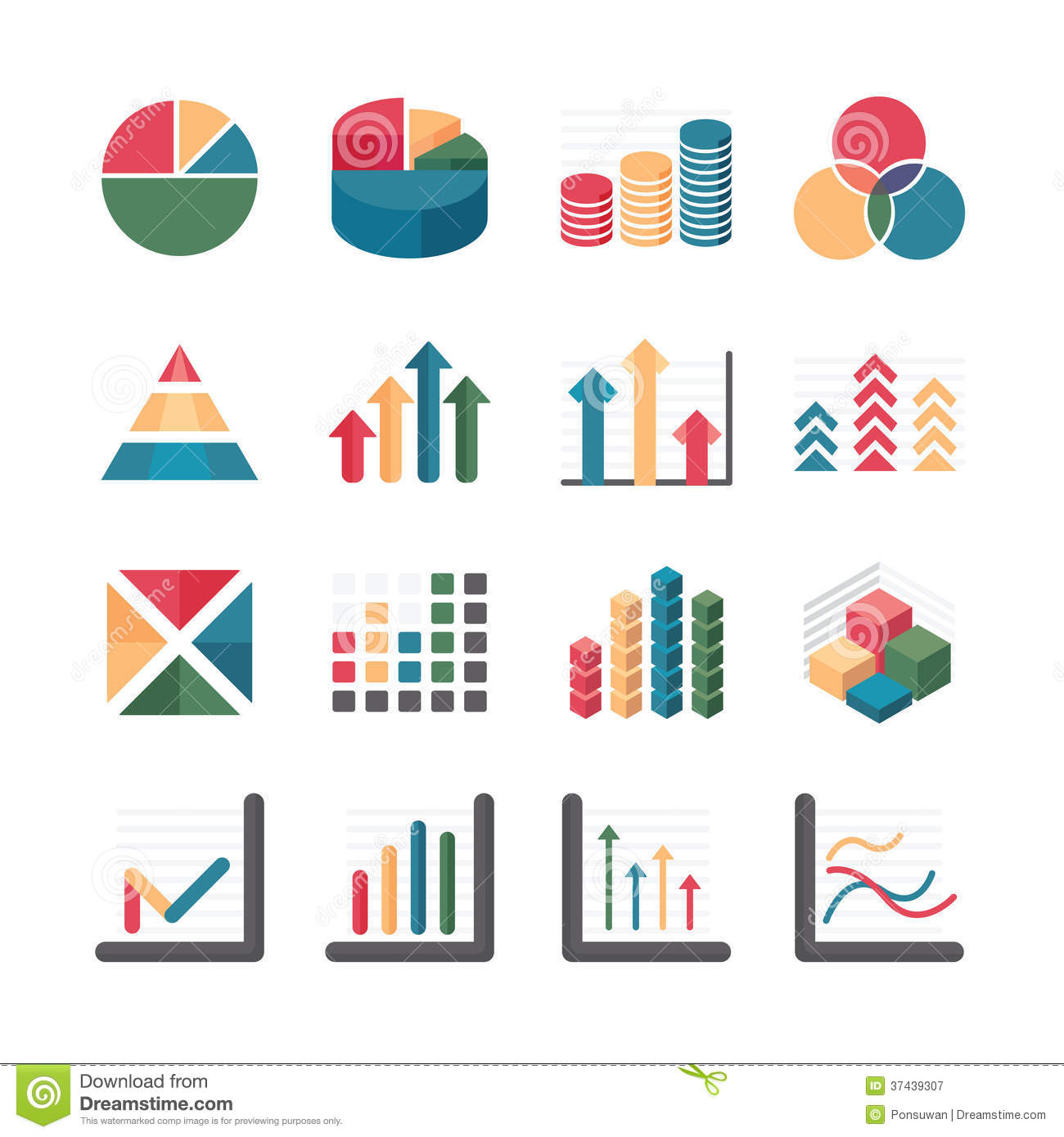 Vector Graphs And Charts