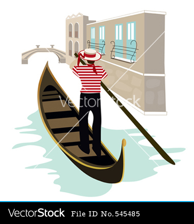 Venice Italy Clip Art Image Graphic