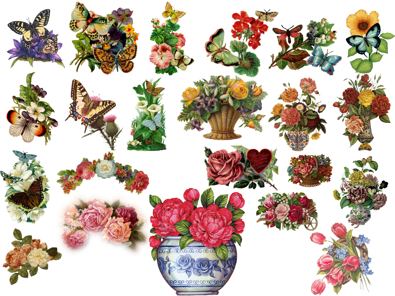 Vintage Flower Clip Art