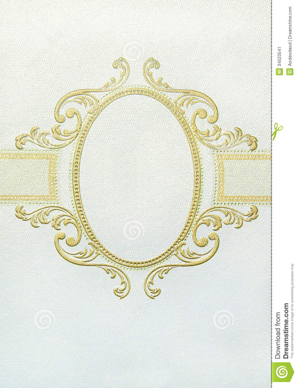 Vintage Gold Frame Border Line Designs