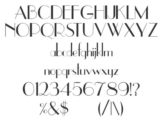 Vintage Style Number Fonts