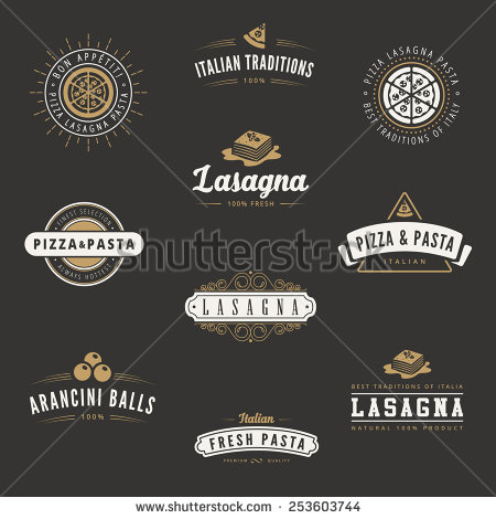 Vintage Style Retro Labels Vector Logo