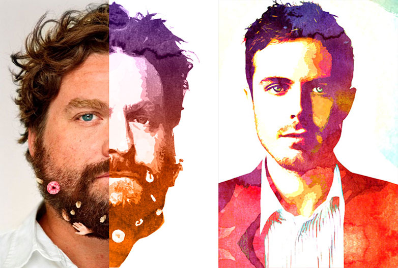 Watercolor Photoshop Action Watercolor Photoshop Action